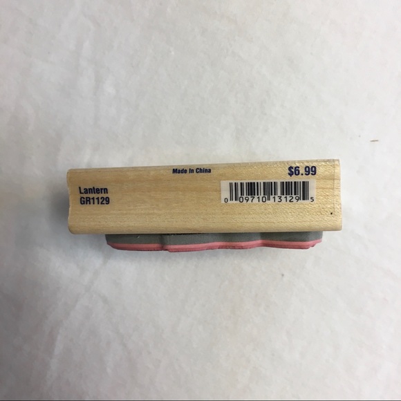 Stampabilities Camping Lantern Rubber Stamp - Picture 4 of 4